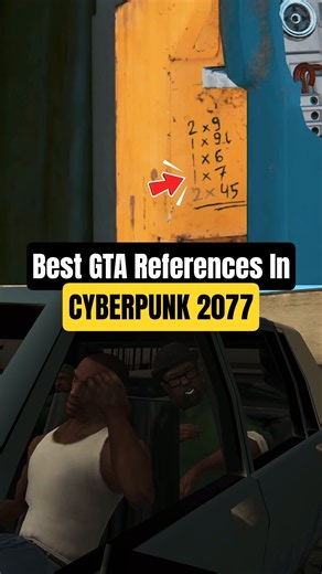 The Best GTA References in Cyberpunk 2077 #shorts #cyberpunk