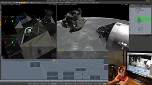 Apollo Command Module Simulator in Modo