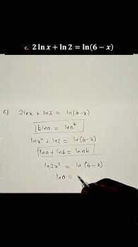 Solving logarithmic equations with laws of logarithms| Power rule| Product rule| Grade 12 maths