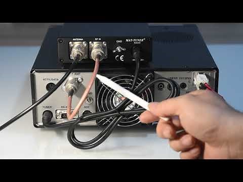 Yaesu FTDX10 transmitter how to use the mAT-30 tuner(Part 1).