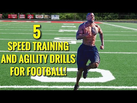 5 SPEED TRAINING AND AGILITY DRILLS FOR FOOTBALL!