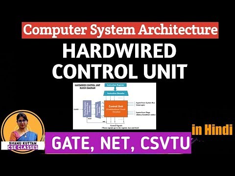 L-1.22 Hardwired Control Unit in Computer Architecture | Block Diagram | Working | COA | CSA