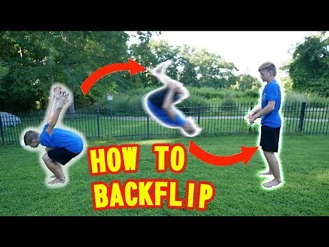 How to do a BACKFLIP on Ground and Trampoline | BEST TUTORIAL | You can learn in 5 minutes! |