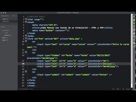 ¿Cómo Manejar la Fecha en los Formularios? - HTML y PHP