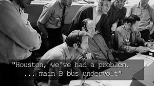 \"Houston, we've had a problem\" spoken from space