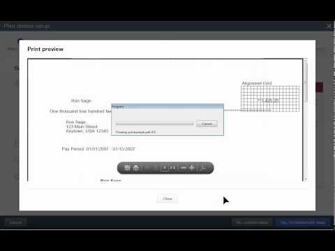 New QuickBooks Online Print Check Alignment