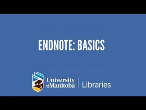EndNote: Basics