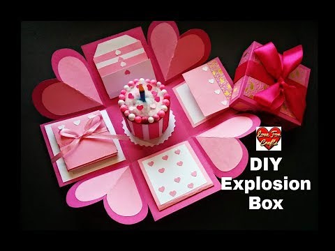 Explosion Box Tutorial | Birthday Box | How to Make Explosion Box
