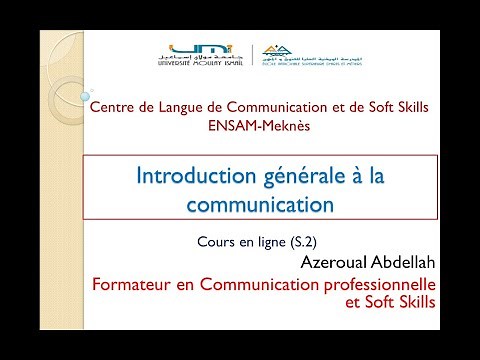 Communication Introduction générale à la communication