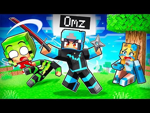 Playing Minecraft as a PROTECTIVE NINJA!