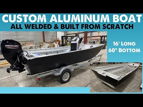 Welded Aluminum Boat Build - From Scratch