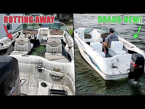 Making the World's most DISGUSTING Boat look New! (Full Fix and Flip)