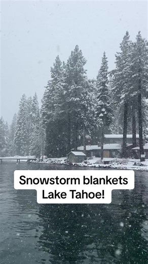 Lake Tahoe's First Storm of 2026: Heavy Snowfall Report