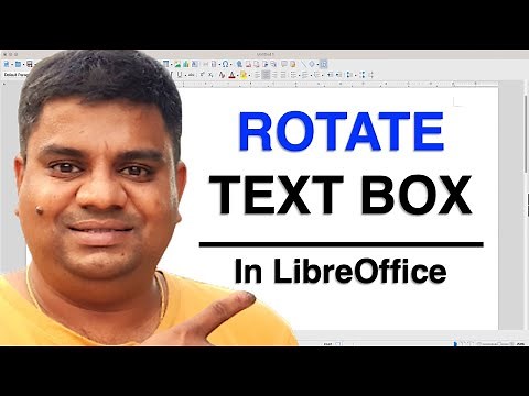 How to Rotate Text Box in Libreoffice