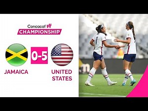 USA vs Jamaica | CONCACAF Women's Championship 2022 | Match Report