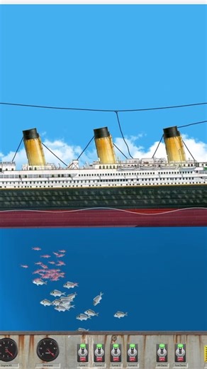 Biggest Wave EVER VS Titanic! #neotastic #floatingsandbox