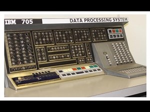 1957 - 1960's IBM 705 Mainframe Computer Data Processing- USAF Military Punch Card, Educational