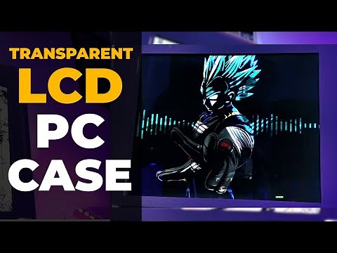 How to build a Transparent LCD Side Panel for PC: Snowblind build #pcmod #gaming #snowblind