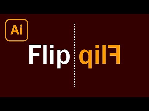 How to Flip Text In Adobe Illustrator