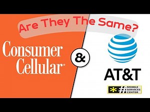 Is Consumer Cellular the same as AT&T?