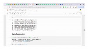 Sentiment analysis using python and nlp