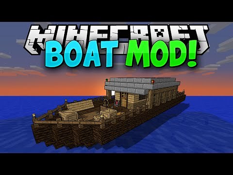 Minecraft Mods || MORE BOATS!!! || Pirate Ships!!! || Mod Showcase [1.7.10]