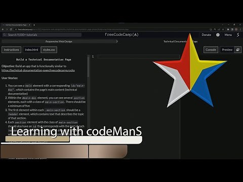 Learn HTML & CSS | FreeCodeCamp Build a Technical Documentation Page: Step 1