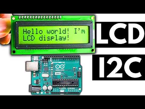 LCD I2C Display with Arduino