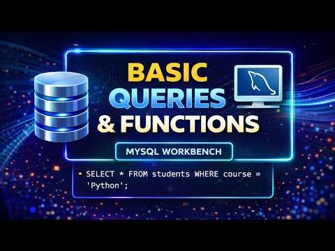 MySQL Basic Queries & Functions | Beginner SQL Tutorial🧠🐬#mysql #mysqlworkbench #viralvideo #viral