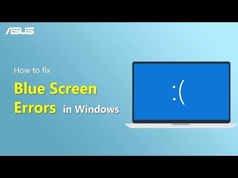 How to Fix Blue Screen Errors in Windows? | ASUS SUPPORT