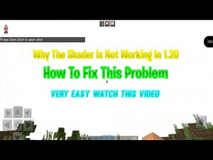 Why The Shader Is Not Working In 1.20 Minecraft | How To Fix This Problem | ‪@thoufeeqmc‬ #minecraft