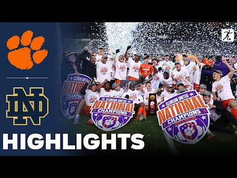 Clemson vs Notre Dame | NCAA Men's College Cup Soccer Final | Highlights - December 11, 2023
