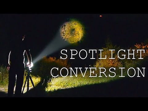 DIY Spotlight From A Flashlight