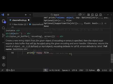 (22) Class Methods in Python | Python For Beginners 2026