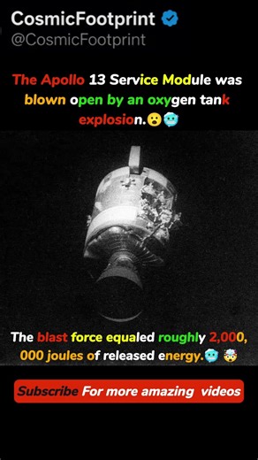 The Blast That Shook Apollo 13🫨😱
