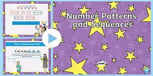Number Sequences and Patterns PowerPoint