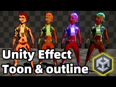 Toon & Outline Effect – Easy Cel Shading & Outline Shader for Unity (URP / HDRP / Built-in)