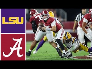 #4 Alabama vs LSU Highlights | 2025 College Football Week 11