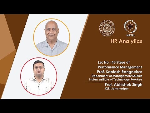 Lecture 43: Steps of performance management