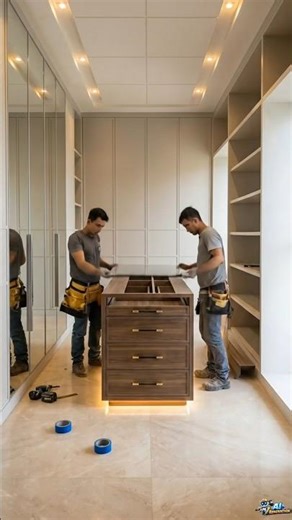 Satisfying luxury Closet Build Transformation 😮