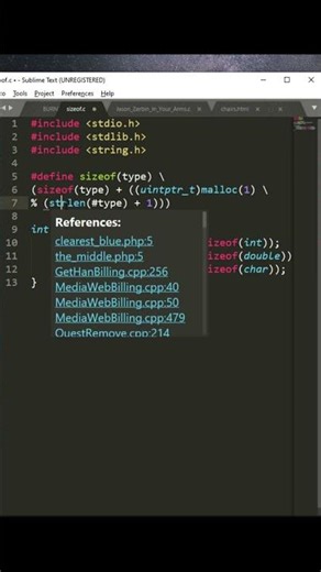 How to create your own sizeof MACRO in C!
