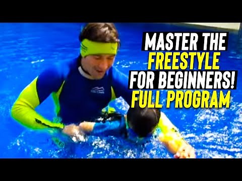 Learn to swim Freestyle in 1 lesson of 3 steps * tips for beginners: child kid adult & parents