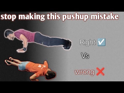 Push-up: perfect form step by step