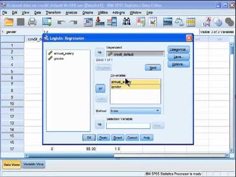 Logistic Regression - SPSS (part 1)