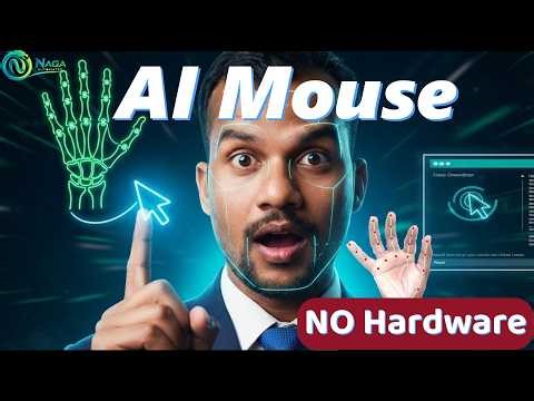 Build an AI Virtual Mouse in Python (No Hardware Needed!) | (OpenCV + MediaPipe) | Python project
