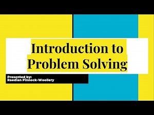 CSEC IT: Problem Solving Lesson 1 | Introduction to Problem Solving