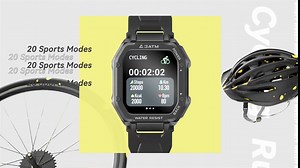 Smart Watches for Men Women, Activing Fitness Tracker with Heart Rate Blood Oxygen Monitoring 3ATM Waterproof 1.69 inch Full Touch Screen Smart Watch Compatible for iOS Android(Black)