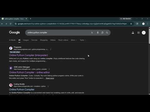 Basics 1 - python basics - "hello world".