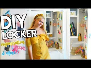 Back to School DIY Locker Decor & Organization 2018!! How To DIY Ideas & Projects
