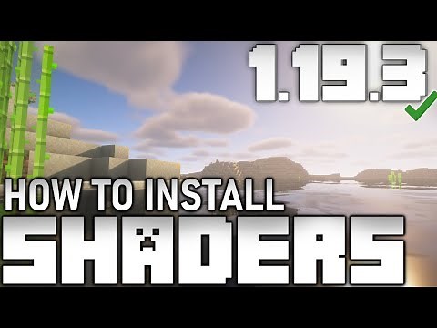 How To Install SHADERS 1.19.3 with Shaders Mod 1.19.3 in Minecraft